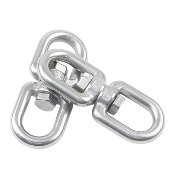 Swivel Eye Hook M10 304 Stainless 3/8" Double-Ended – Kait Mata Putar Ganda SS304 M10 (3/8")