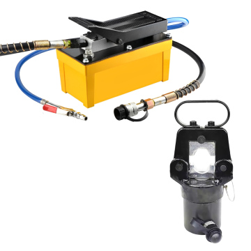 Tang Press Skun Hidrolik FYQ-500 16-500 mm + Pompa Pneumatik HHB-70BQ 700 Bar