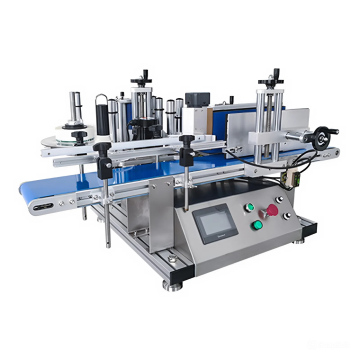 Automatic Round Bottle Labeling Machine / Mesin Labeling Botol Bulat Otomatis dengan PLC & Sensor