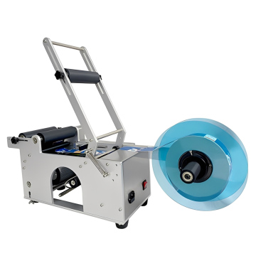 Semi-Automatic Round Labeling Machine MT50 Mesin Labeling Stiker Label Botol Bulat