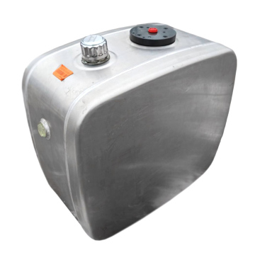 Tangki air samping 160 liter aluminium (distribusi - dari atas) tanpa penjepit.