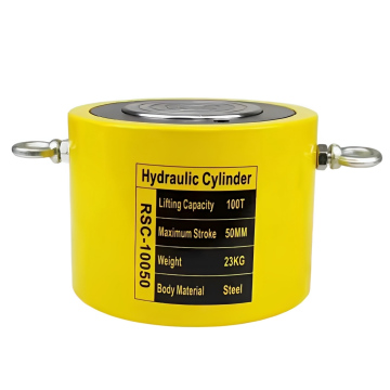 Low Hydraulic Cylinder RSC-10050 (100Ton, Stroke 50mm) / Hydraulic Jack Silinder Hidrolik 100Ton