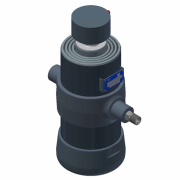 Silinder Hidrolik Hyva UMB 169-4-2540-K265-50-3/4-HC untuk bawah bak.